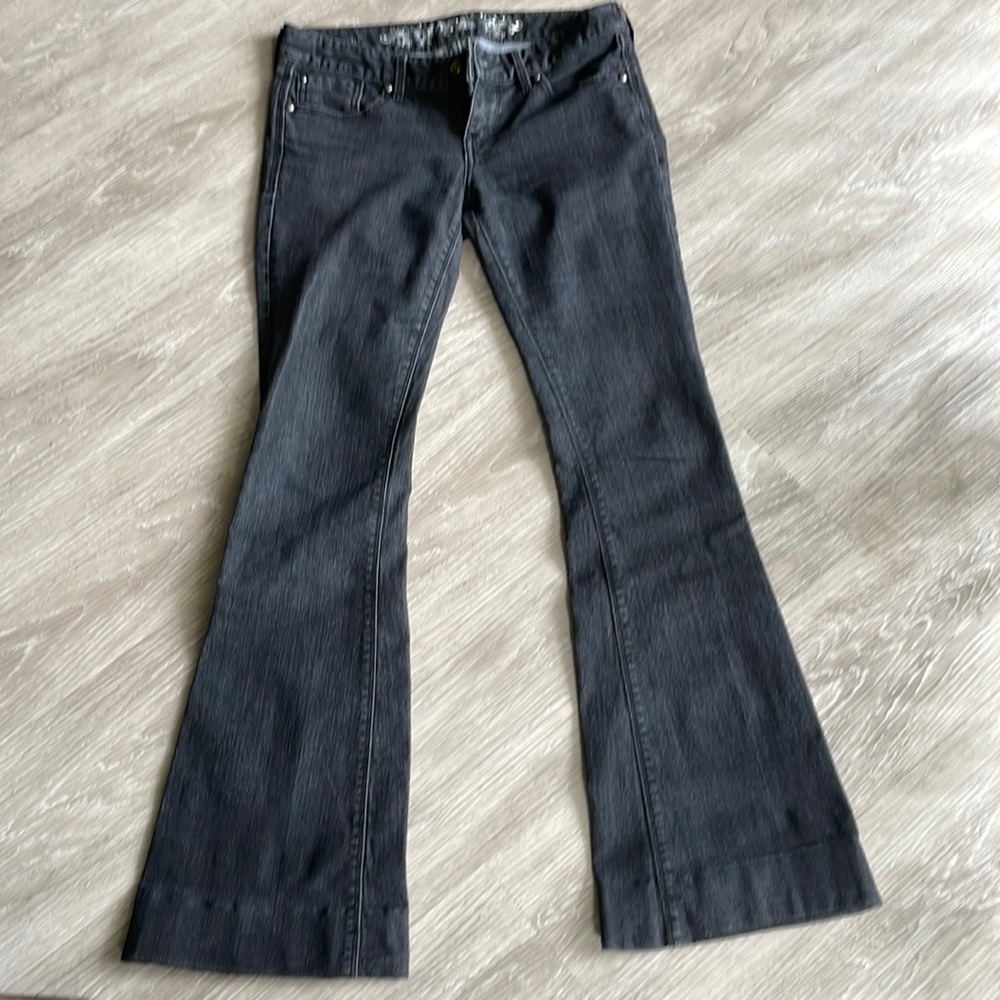 Express bootcut black jeans size 2
